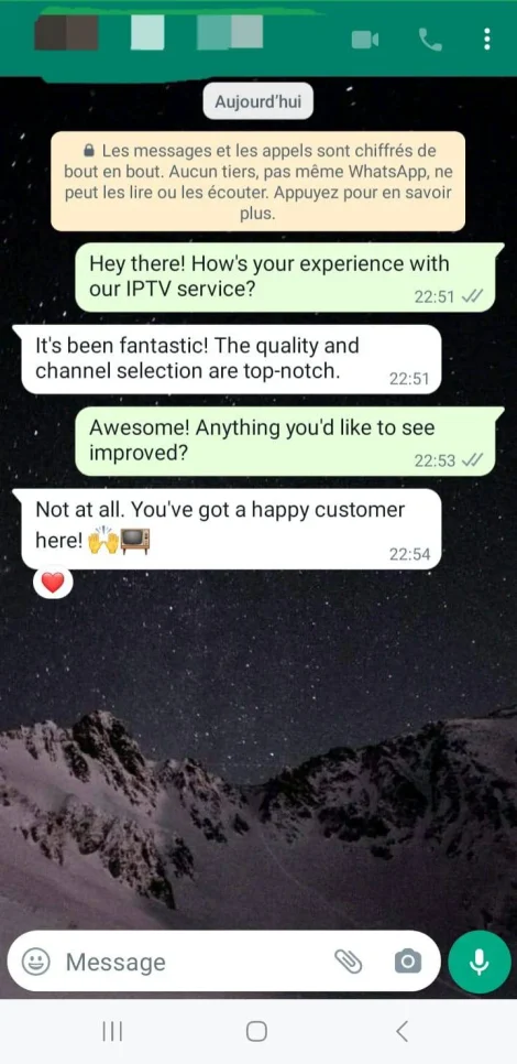 Customer WhatsApp conversation 1