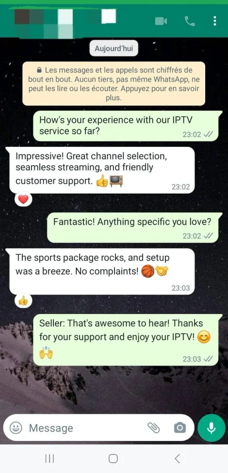 Customer WhatsApp conversation 6